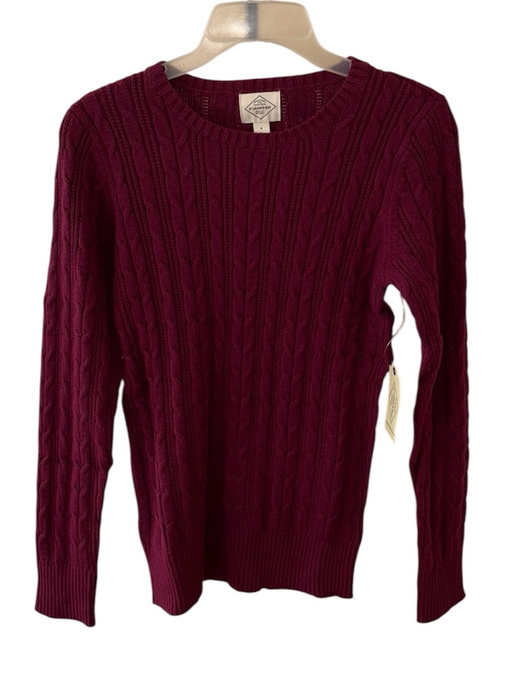 St John’s Bay Burgundy Sweater